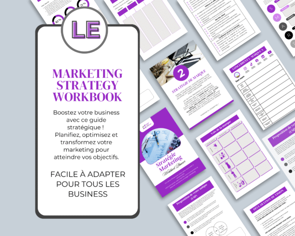 Marketing Digital Workbook : Construisez Votre Stratégie Marketing Pas à Pas